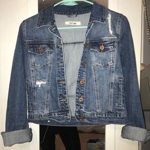 Distressed Jean Jacket